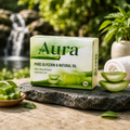 Aura Aloe Vera Bathing Bar – Pure Glycerin & Natural Oil
